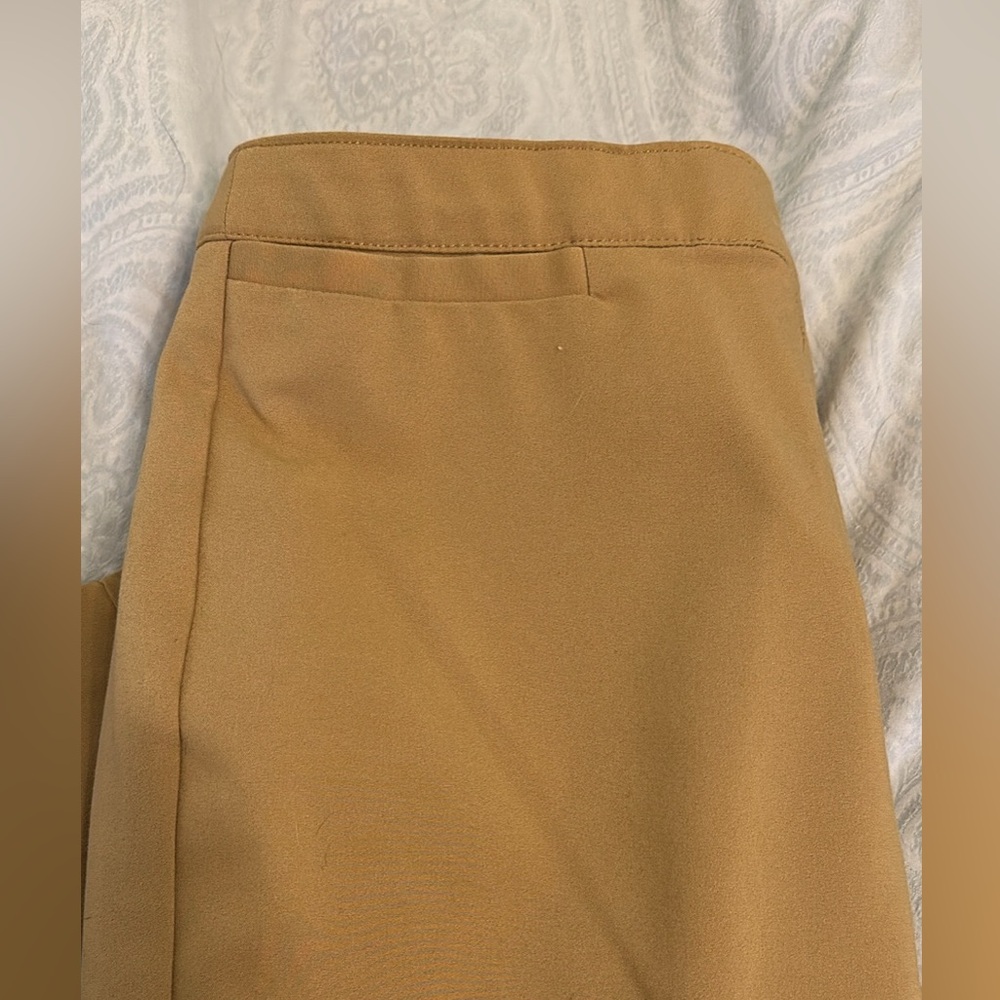 Ruby Rd. Camel/Tan Straight-Leg Chinos - Picture 3 of 6